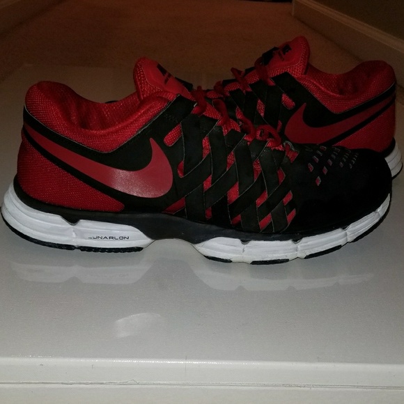 nike lunar fingertrap red and black